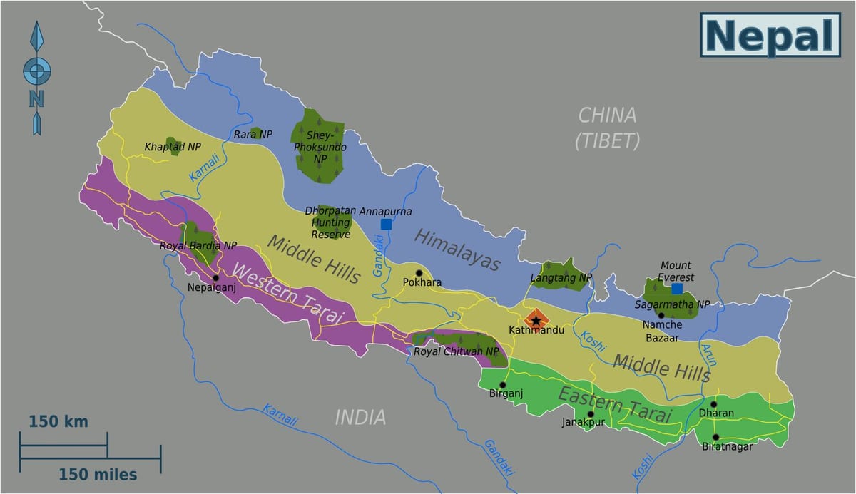 ਨਕਸ਼ਾ ਦੇ ਅਸਲੀ ਨੇਪਾਲ