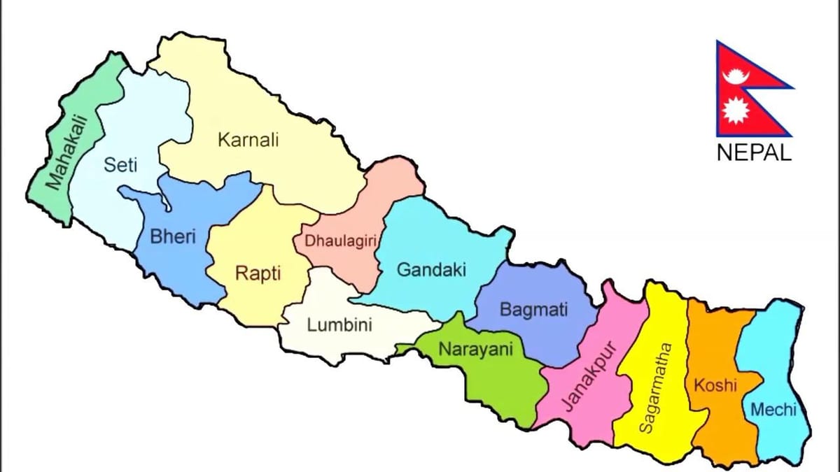 ਪ੍ਰਦਰਸ਼ਨ ਨਕਸ਼ਾ ਨੇਪਾਲ ਦੀ