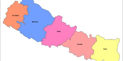 ਨਕਸ਼ਾ ਦੇ ਪੂਰਬੀ ਵਿਕਾਸ ਦੇ ਖੇਤਰ ਨੇਪਾਲ